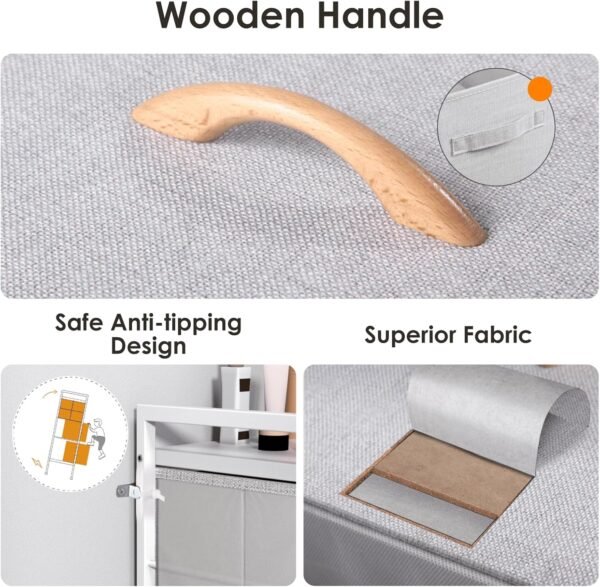 Dresser for Bedroom with 5 Drawers - Image 4