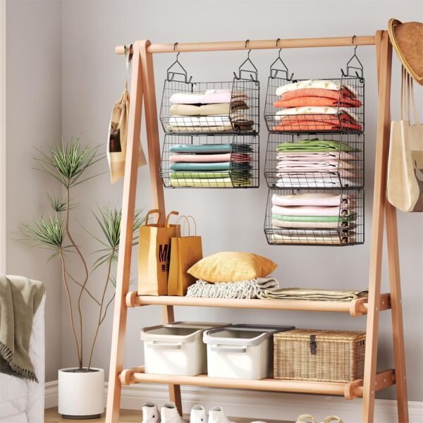 5 Tier Closet Hanging Organizer - Image 2